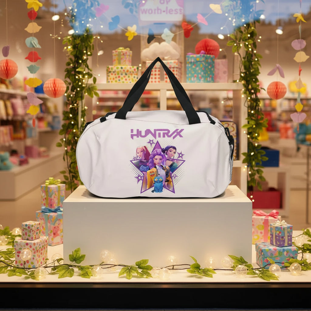 K Pop Demon Hunter Luggage Travel Bags Cartoon Printed Duffle Bag Outdoor Camping Large Capacity Bstorage Bags Birthday Gifts Trikidsworld