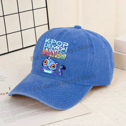 Kpop Demon Hunter Baseball Cap Women Anime Rumi Mira Zoey Sun Hat Adult New Outdoor Sport Sunbonnet Fashion Retro Headgear Gift Trikidsworld