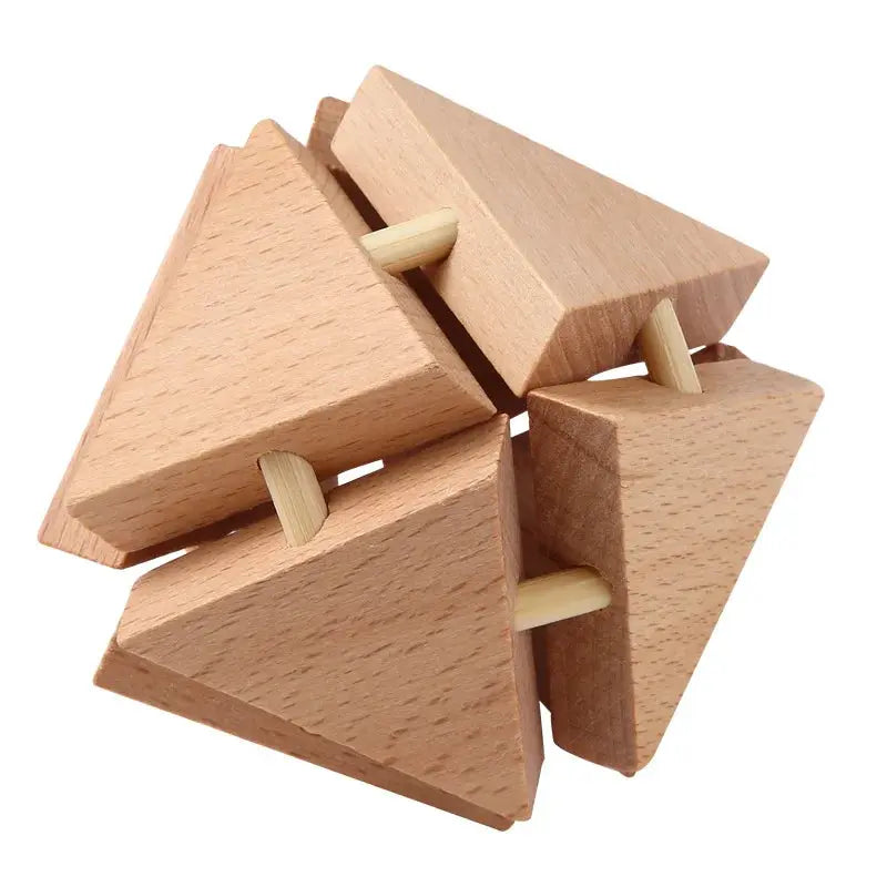 Wooden Puzzle Lock Toy Trikidsworld