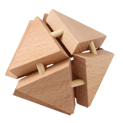 Wooden Puzzle Lock Toy Trikidsworld