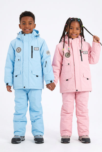 Kids' Waterproof Ski Suit – 2-Piece Winter Jacket & Snow Pants