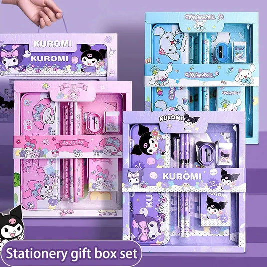 Sanrio Kawaii Stationery Set – 12-Piece Gift Box Trikidsworld