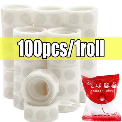 Double Sided Clear Sticky Point Tape Balloon Trikidsworld