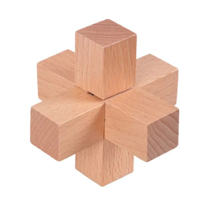 Wooden Puzzle Lock Toy Trikidsworld