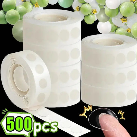 Double Sided Clear Sticky Point Tape Balloon Trikidsworld