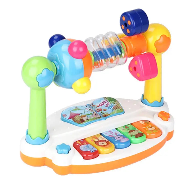 Baby Piano Toys Kids Rotating Music Piano Keyboard With Light Sound, Musical Toys For Toddlers, Early Educational Music Toy Trikidsworld