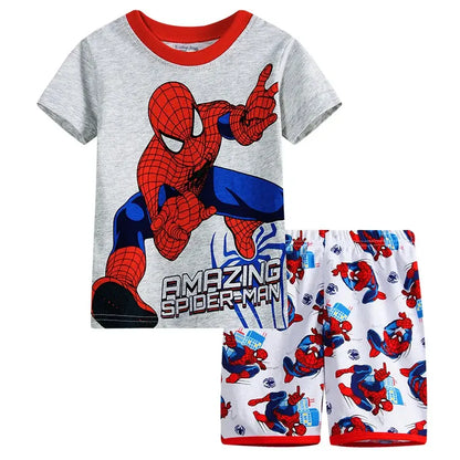 New children Boys Nighty classical Cartoon Girl Nightgown Costume Boys Cute Set Baby Toddler Short Sleeve Pajamas Sets Home Wear Trikidsworld