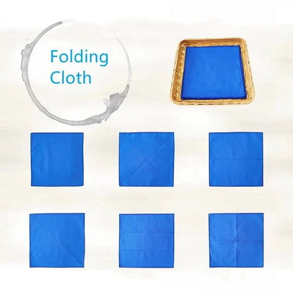 Montessori Practical Life Activity Folding Cloth Game Set Kids Basic Skill Learning Resources Early Childhood Education Works Trikidsworld