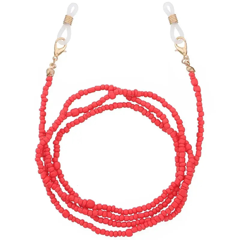 11 Colors Fashion Reading Glasses Chain Retro Beads Eyeglass Sunglasses Spectacle Cord Neck Strap String Mask Chain Eye Wear Trikidsworld