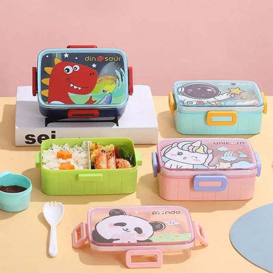 Cute Lunch Box for Kids - Compartments for Children's Food Snacks Trikidsworld