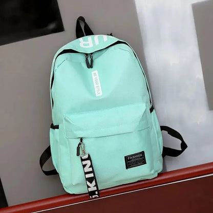 Fashion trend backpack backpack for men and women junior high school high school student bag large capacity korean version of th Trikidsworld