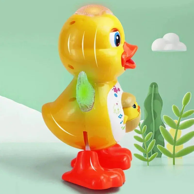 Electric Dancing Duck Funny Blink Eyes Flashing Light Shake The Body Cute Musical Cartoon Animal Educational Toy Children Gift Trikidsworld