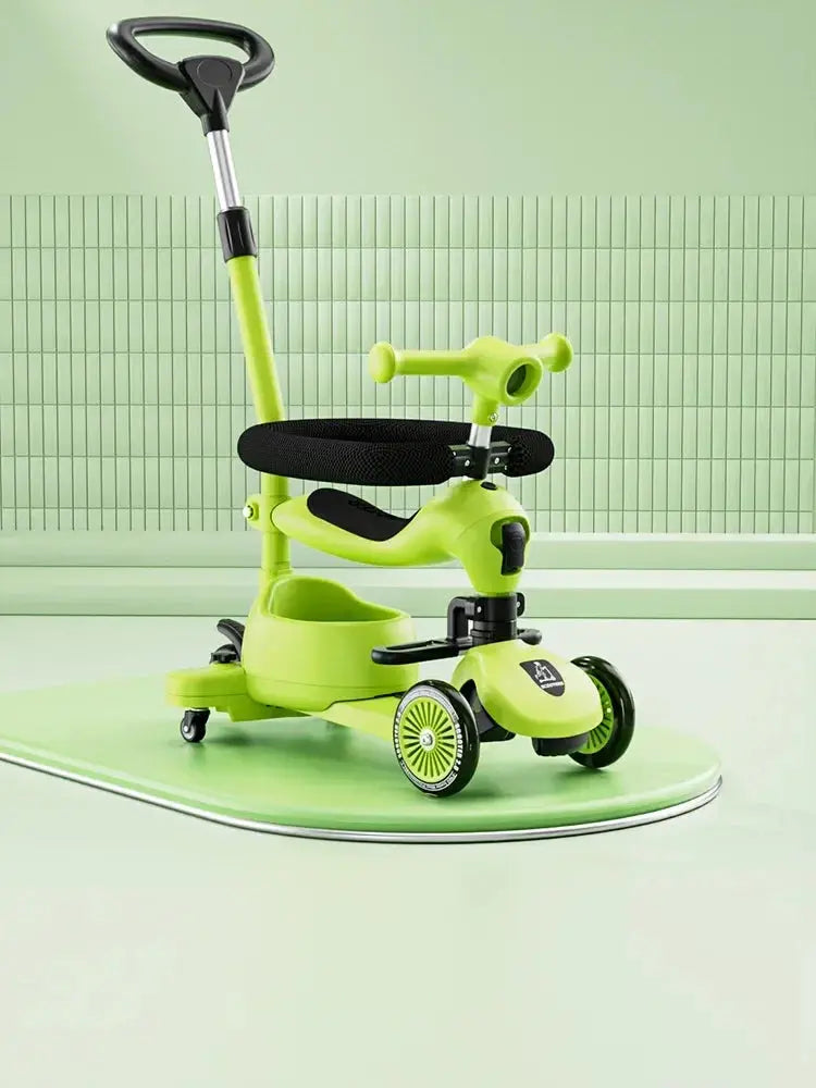 Wheel -3 Foldable Kids' Scooter – Musical, Portable, Multimode Ride Trikidsworld