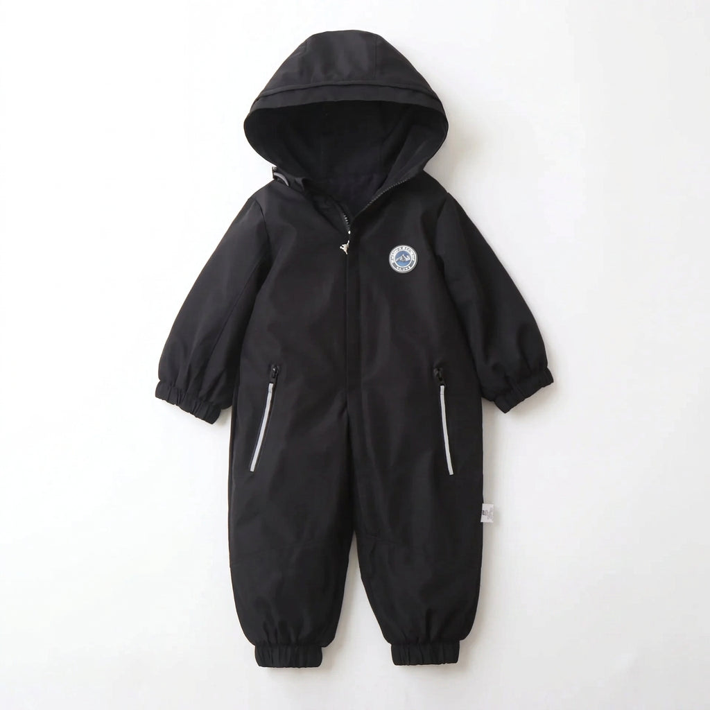 Kids' Hooded Jumpsuit – Lightweight Windproof Autumn Outdoor Suit
