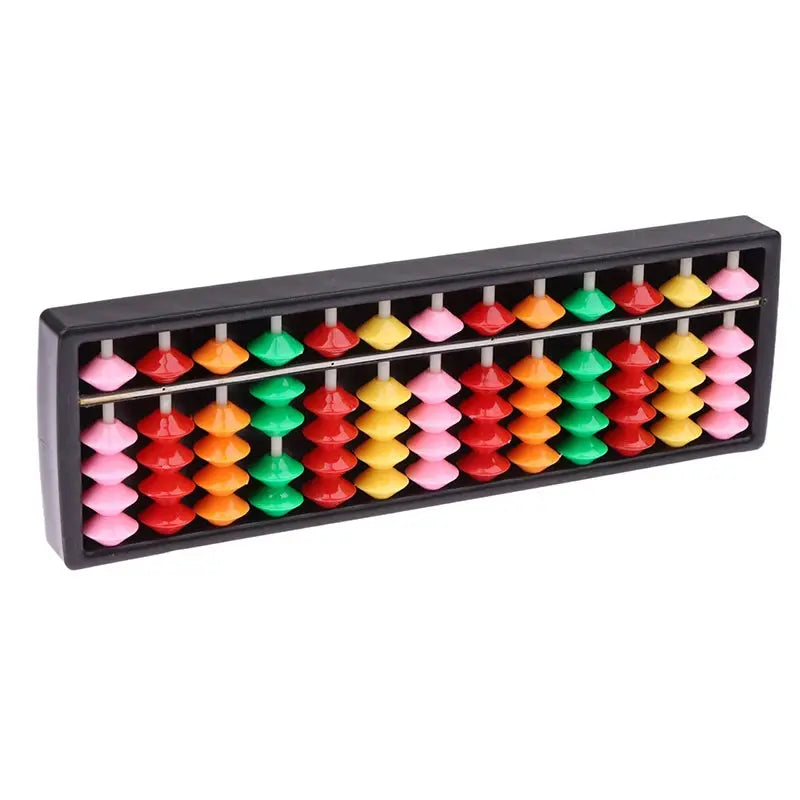 Children's Plastic Abacus Soroban Calculator Counting Tool 13 Digit Rods Standard Abacus Mathematics Beginners Caculating Toy Trikidsworld