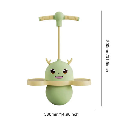 Panda Jumping Ball Exercise Balance Help Grow Tall Fitness Exercise Elastic Ball with Handle Outdoor Fun Bouncing Equipment Trikidsworld