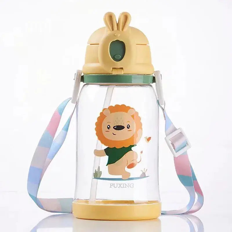 Water Bottle with Straw 600ml Kids Trikidsworld