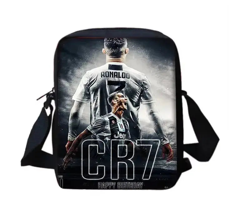 Football CR7 Child School Backpack With Shoulder Ronaldo Bags Trikidsworld