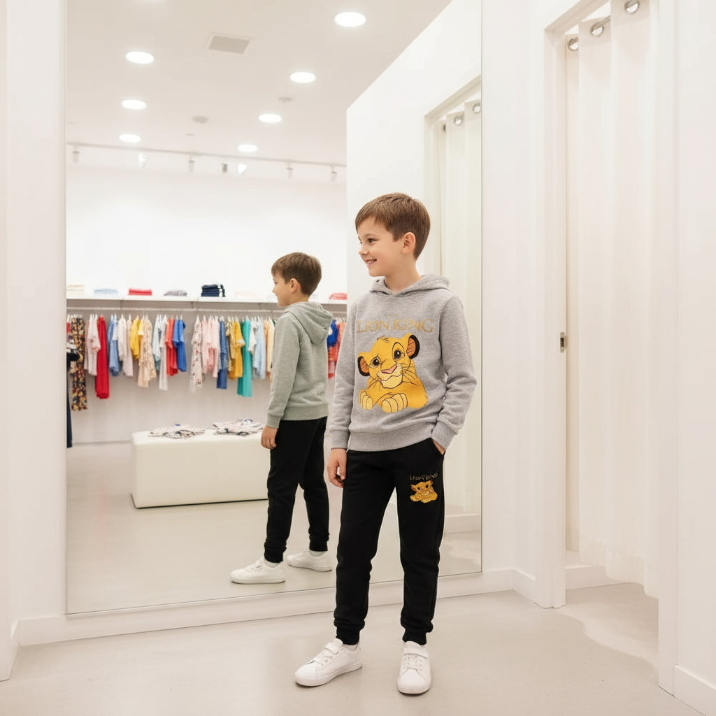 Children's The Lion Tracksuit Set, Hoodies, Top and Pants, Sportswear, Clothing for Boys and Girls, Clothing for Kids, 2 Pieces Trikidsworld