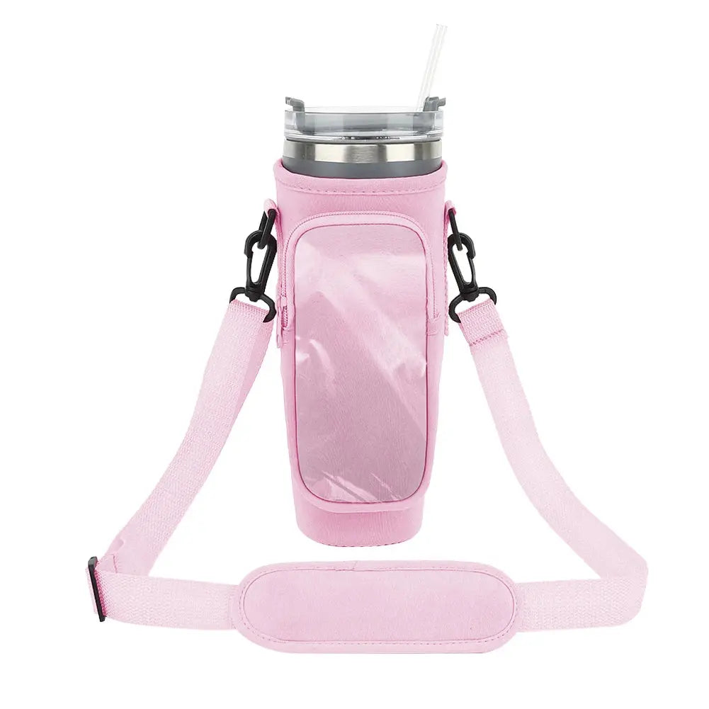 Insulated Water Bottle Carrier with Strap – Fits Stanley Cup Trikidsworld