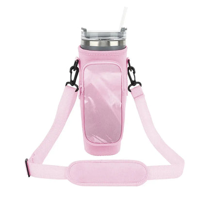 Insulated Water Bottle Carrier with Strap – Fits Stanley Cup Trikidsworld