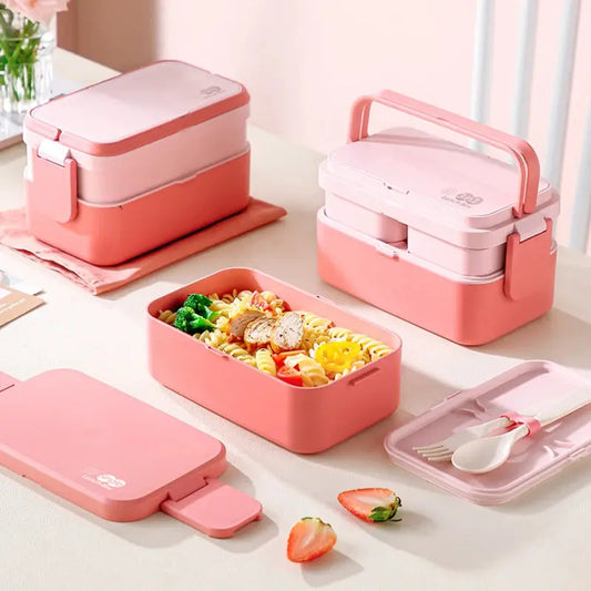 Portable Bamboo Fiber Lunch Box Trikidsworld
