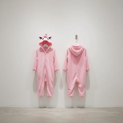 TAKARA TOMY Pokemon Jigglypuff Pikachu Gengar Snorlax Onesie Kigurumi Kids Cosplay Bulbasaur Halloween Pijama Anime Pajamas Trikidsworld