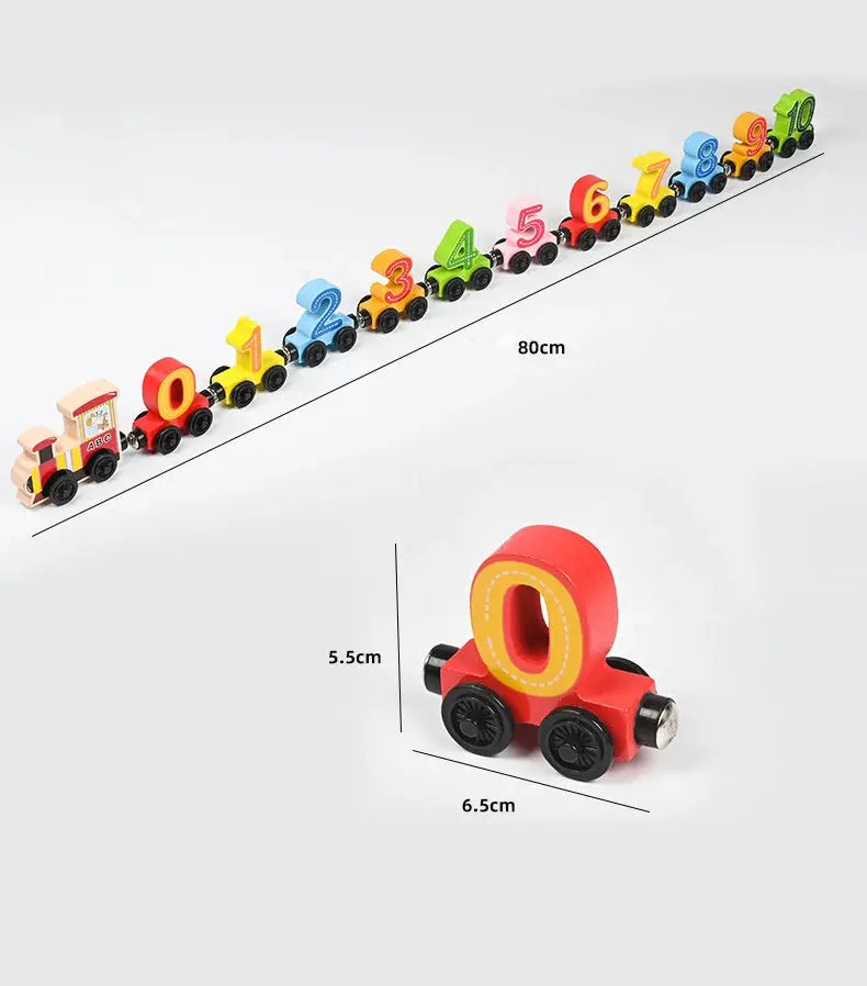 Montessori Magnetic Wooden Train Toy – Early Educational Animal Sorting Learning Set for Kids Trikidsworld