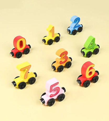 Montessori Magnetic Wooden Train Toy – Early Educational Animal Sorting Learning Set for Kids Trikidsworld