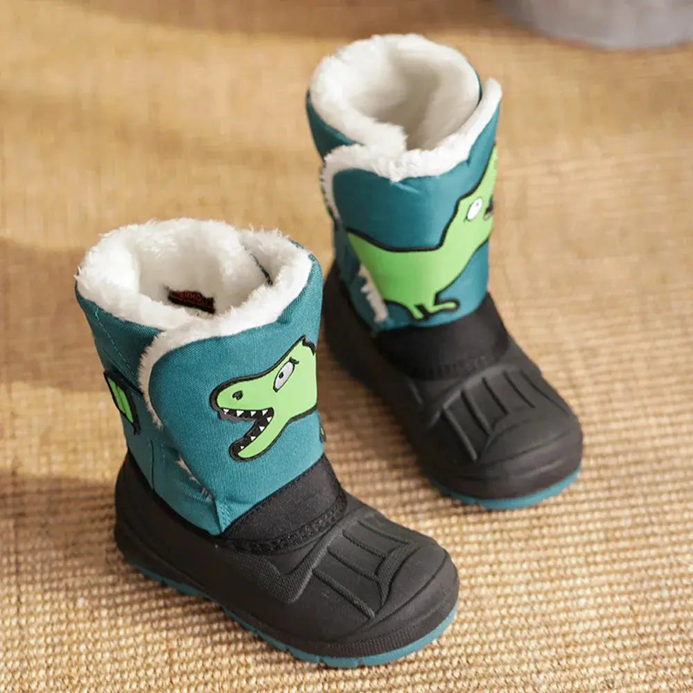 Kids Snow Boots  Unicorn Waterproof Slip Resistant Cold Weather Shoes Boy Girls Rubber Boots Winter Fashion Hiking Sneakers Trikidsworld