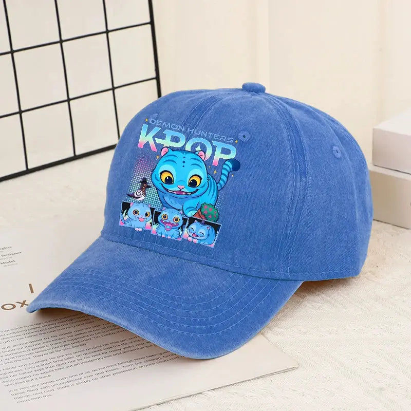 Kpop Demon Hunter Baseball Cap Women Anime Rumi Mira Zoey Sun Hat Adult New Outdoor Sport Sunbonnet Fashion Retro Headgear Gift Trikidsworld
