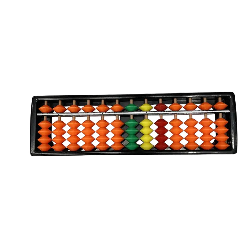 Children's Plastic Abacus Soroban Calculator Counting Tool 13 Digit Rods Standard Abacus Mathematics Beginners Caculating Toy Trikidsworld