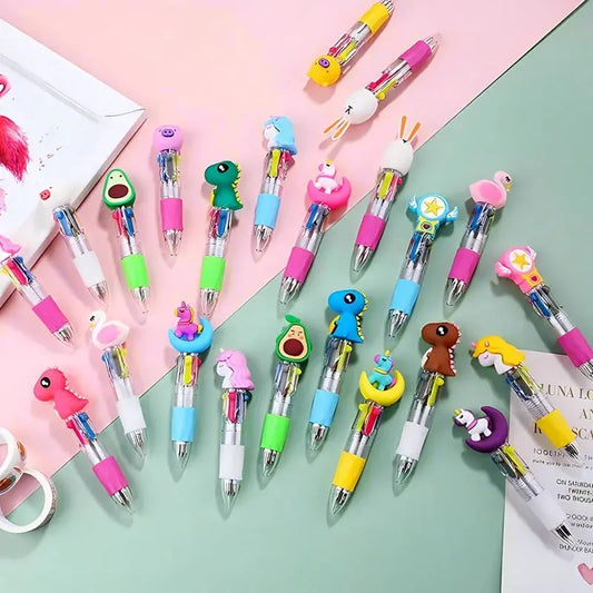 Mini 4-Color Multicolor Pens Trikidsworld