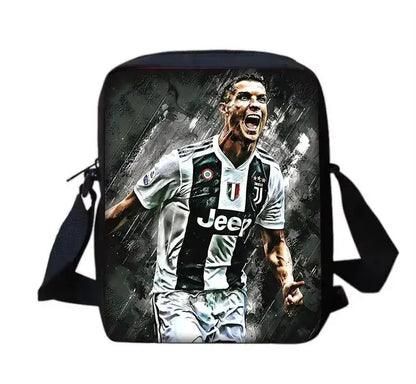 Football CR7 Child School Backpack With Shoulder Ronaldo Bags Trikidsworld