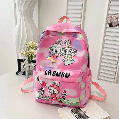 BANDAI Cartoon Printed Backpack For Teenage Student Cute Monster Series Girl Boy Large Capacity Schoolbag Knapsack Laptop Bag Trikidsworld