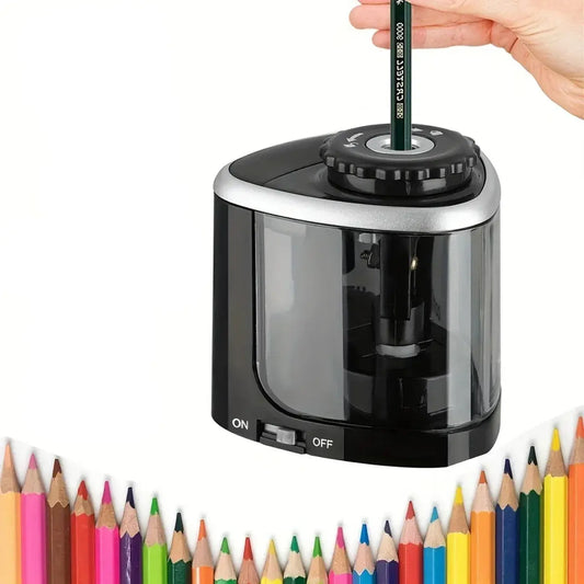 Electric Automatic Pencil Sharpener (6-8mm) – Ideal for School & Office Trikidsworld