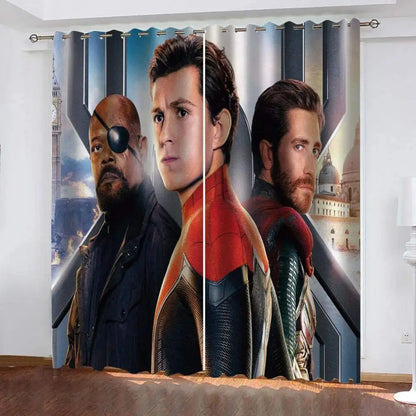 Spider-Man Kids Blackout Curtain for Room Decor Trikidsworld