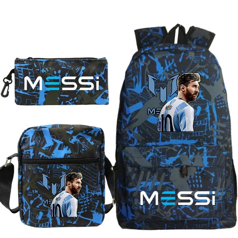 Messi Schoolbag High Capacity Casual Backpacks Trikidsworld