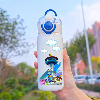 PAW Patrol 400ML Straw Water Bottle – Portable & Leakproof Trikidsworld