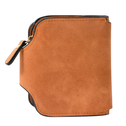 KPop Demon Hunters Leather PU Women's Short Wallet Fashion Casual Trifold Buckle Wallets Multi-Card Holder Cute Anime Coin Purse Trikidsworld