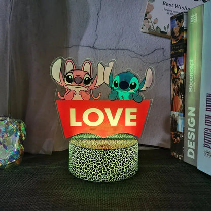 Lilo & Stitch Kids Night Light | Creative Cartoon Table Lamp Gift Trikidsworld