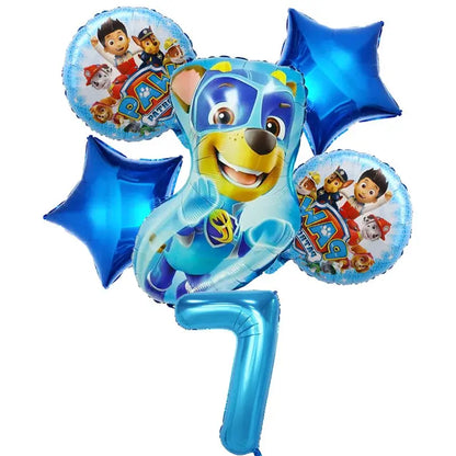Paw Patrol Birthday Party Decoration Baby Shower Boys Girl Tableware Supplies Cup Tablecloth Numbers Balloon Cake Backdrop Gifts Trikidsworld