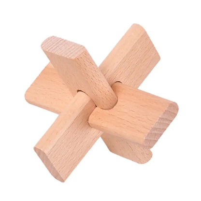 Wooden Puzzle Lock Toy Trikidsworld