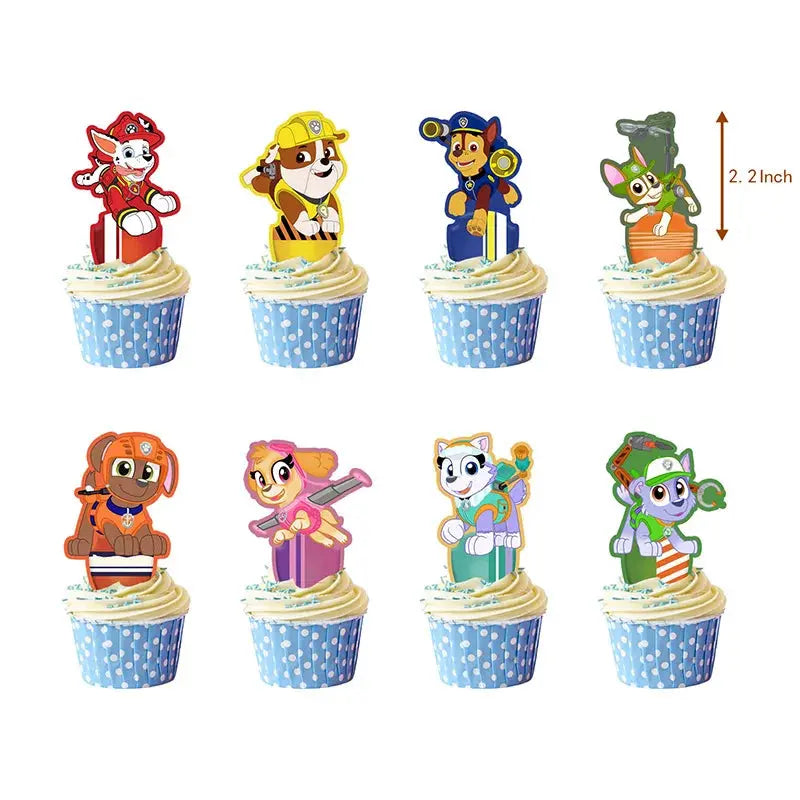Paw Patrol Birthday Party Decoration Baby Shower Boys Girl Tableware Supplies Cup Tablecloth Numbers Balloon Cake Backdrop Gifts Trikidsworld