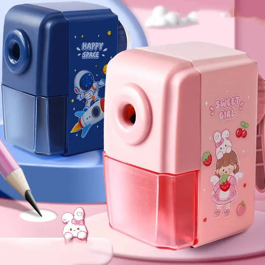 Cartoon Dinosaur Pencil Sharpener – Hand-Cranked & Anti-Jam Trikidsworld