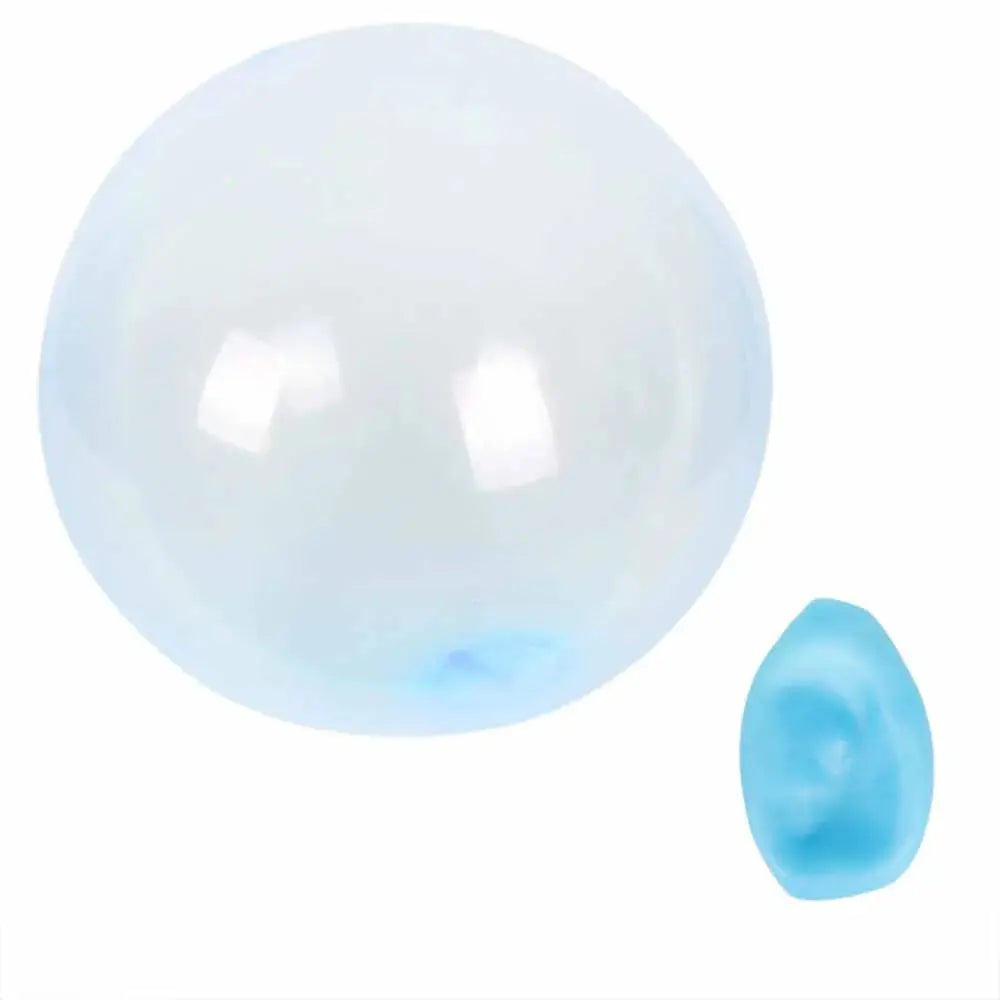 Kids Blow Up Balloon Toy Children Outdoor Soft Air Water Filled Bubble Ball Fun Party Game Summer Gift Inflatable Elastic Ball Trikidsworld