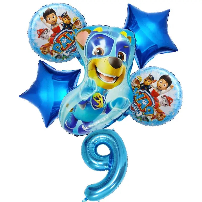 Paw Patrol Birthday Party Decoration Baby Shower Boys Girl Tableware Supplies Cup Tablecloth Numbers Balloon Cake Backdrop Gifts Trikidsworld
