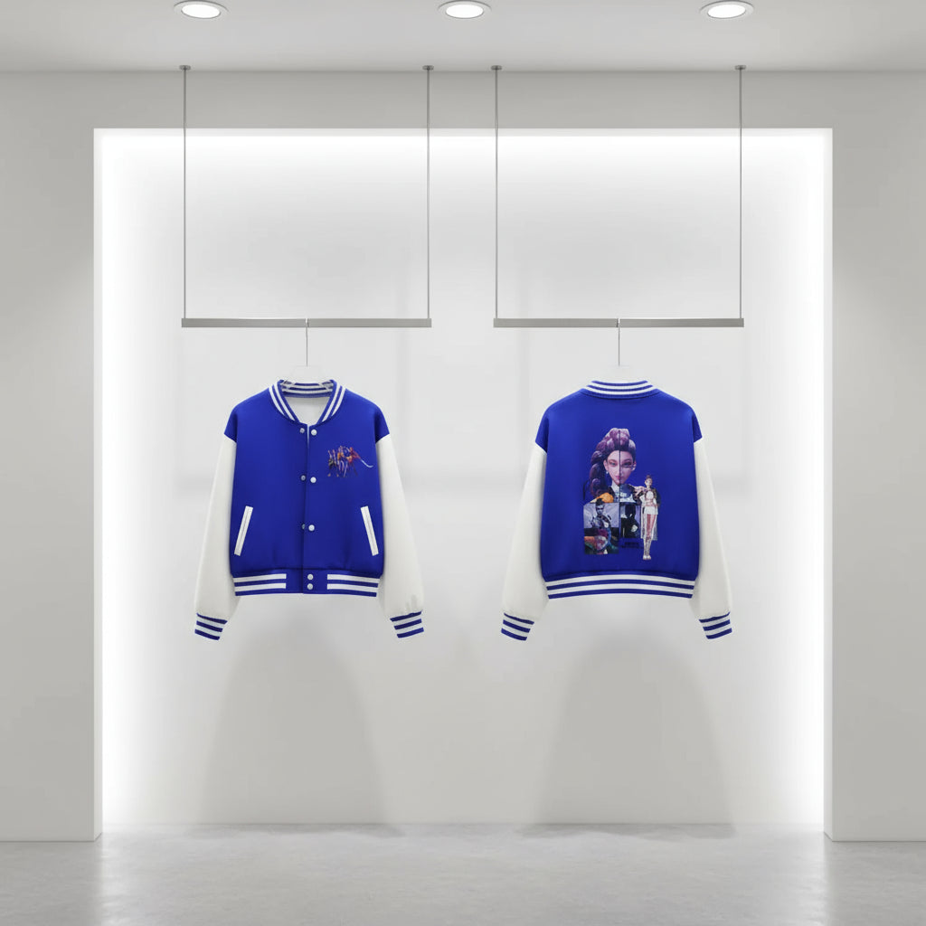 Kids Cartoon KPop Demon Hunters Huntrix Printed Baseball Uniform Hoodie + Pants Spring/Fall Clothing Boys and Girls Tracksuit Trikidsworld