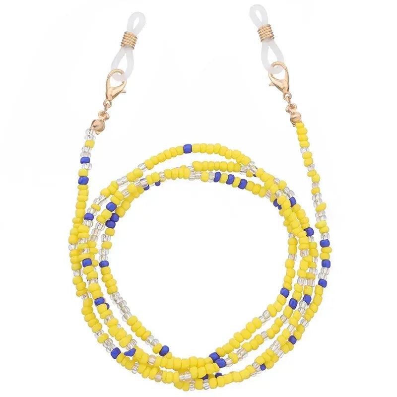 11 Colors Fashion Reading Glasses Chain Retro Beads Eyeglass Sunglasses Spectacle Cord Neck Strap String Mask Chain Eye Wear Trikidsworld