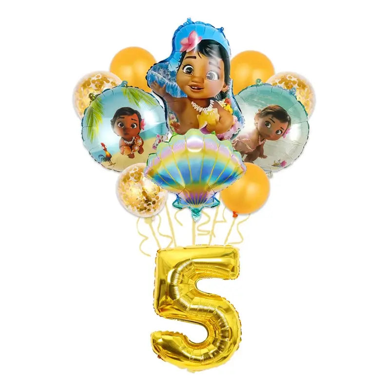 Moana Birthday Party Decoration Cartoon Trikidsworld